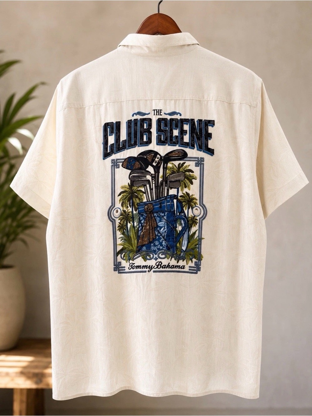 Tommy Bahama Club Scene 100% Silk Camp Shirt – XL – Hawaii Exclusive
